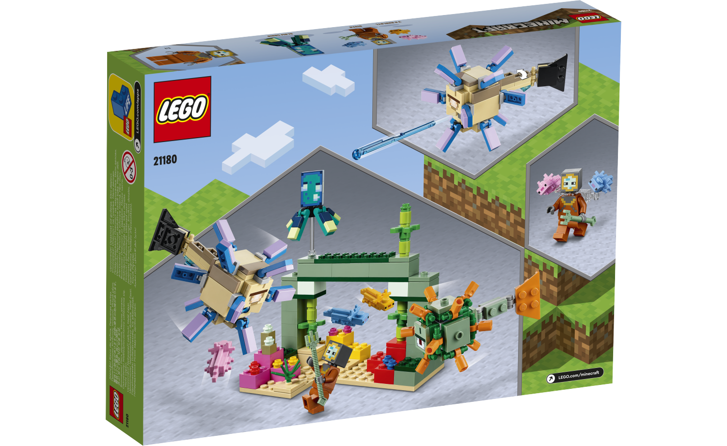 [飛米樂高積木磚賣店] LEGO 21180 Minecraft-守衛之戰