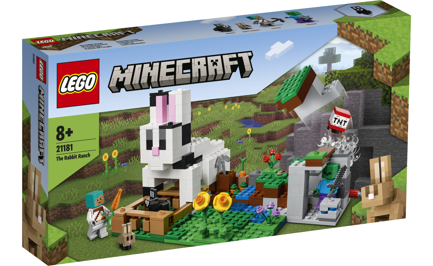 [飛米樂高積木磚賣店] LEGO 21181 Minecraft-兔子牧場