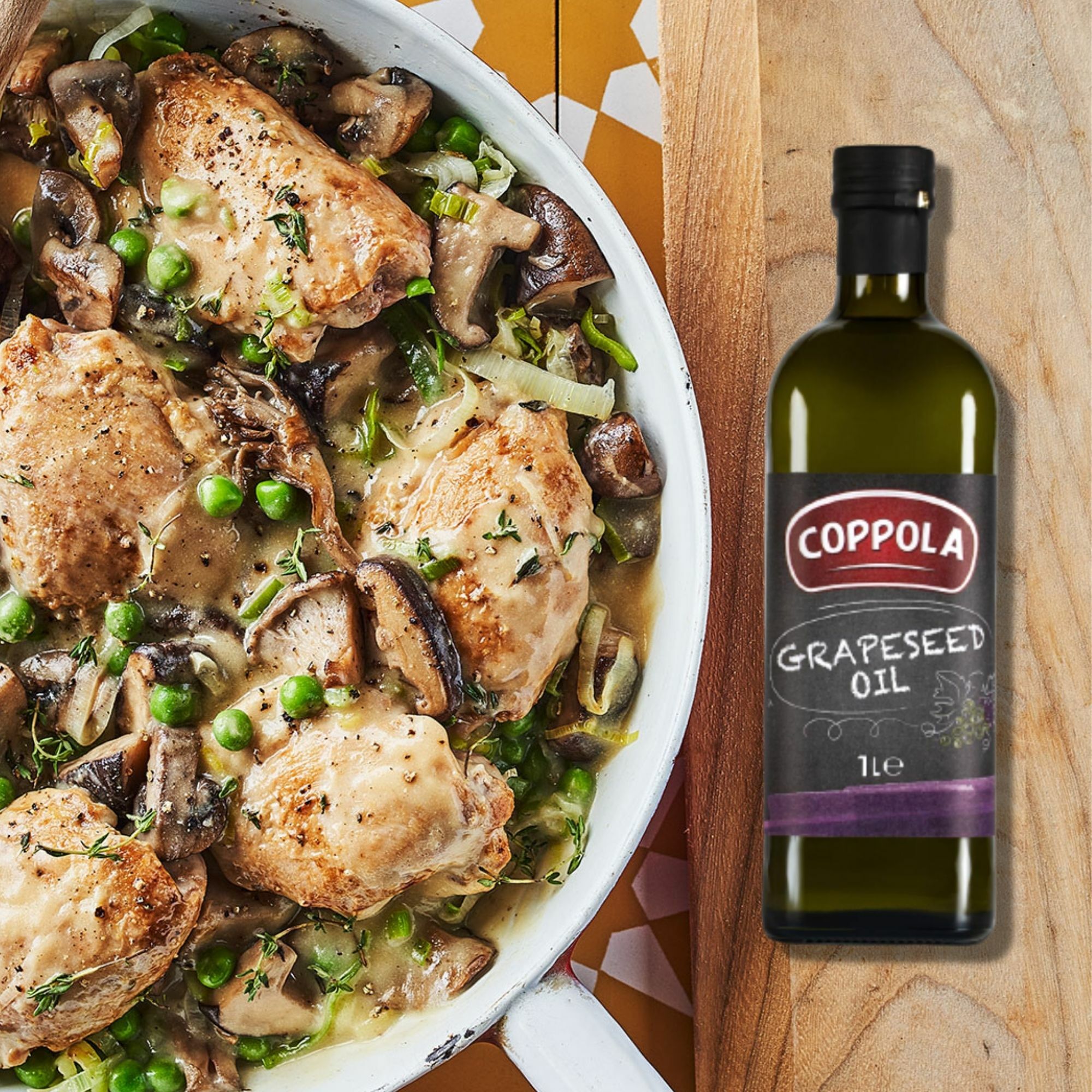 Coppola 意大利100%純葡萄籽油 1000ml