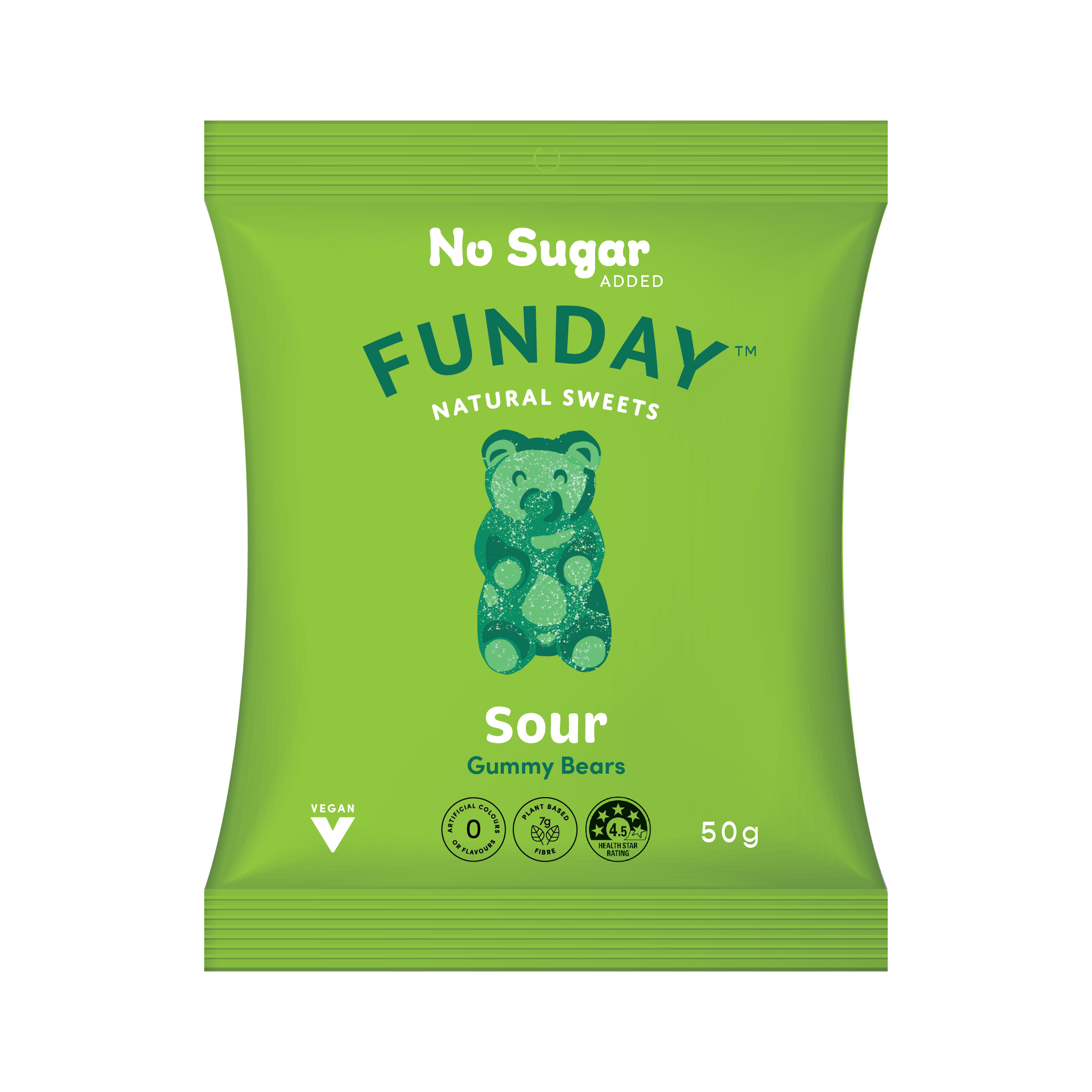 Funday Sweets 全素水果味熊仔酸糖 50g