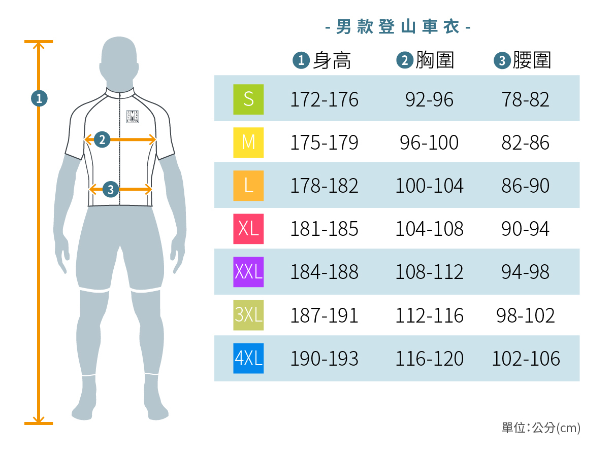 Santini 尺寸建議 | HH SPORT