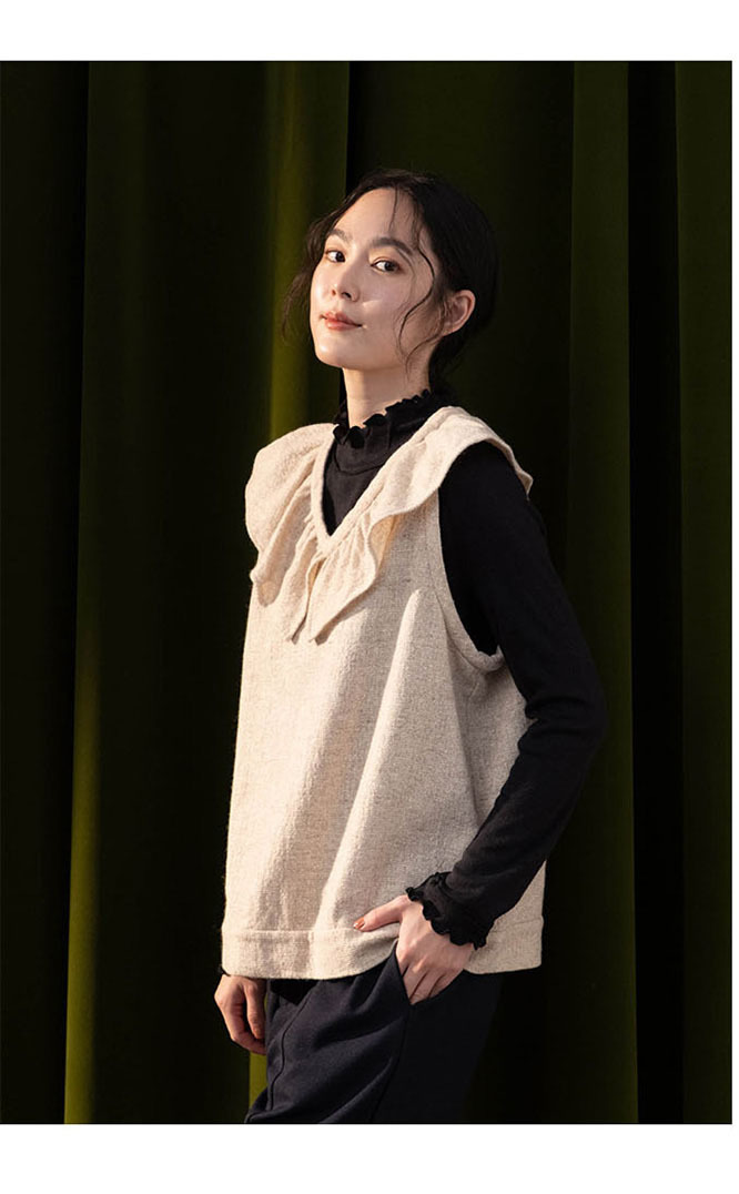 花蜜捲柔軟上衣-宇航旅行