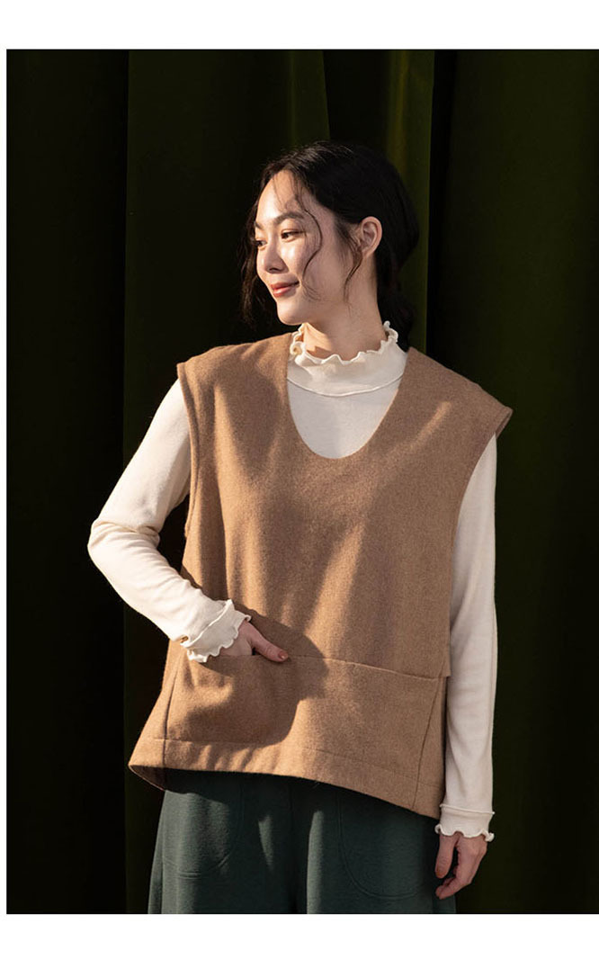 花蜜捲柔軟上衣-小羊