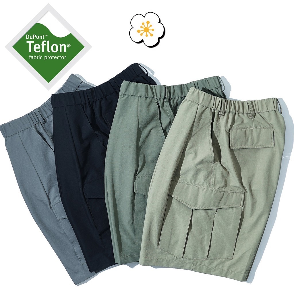 JKS A+FU Urban Cargo Shorts 機能 Teflon 防潑水 寬鬆 斜口袋短褲 【JKSFU】