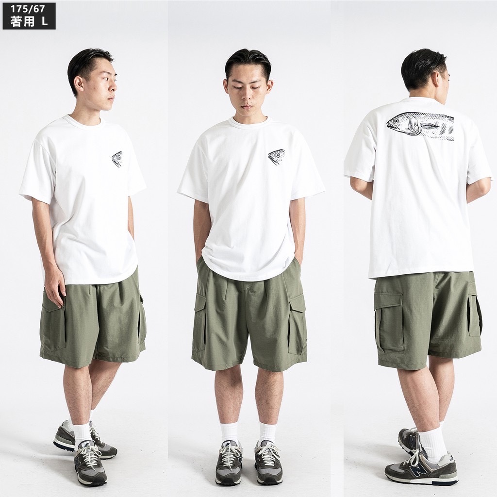 JKS A+FU Urban Cargo Shorts 機能 Teflon 防潑水 寬鬆 斜口袋短褲 【JKSFU】