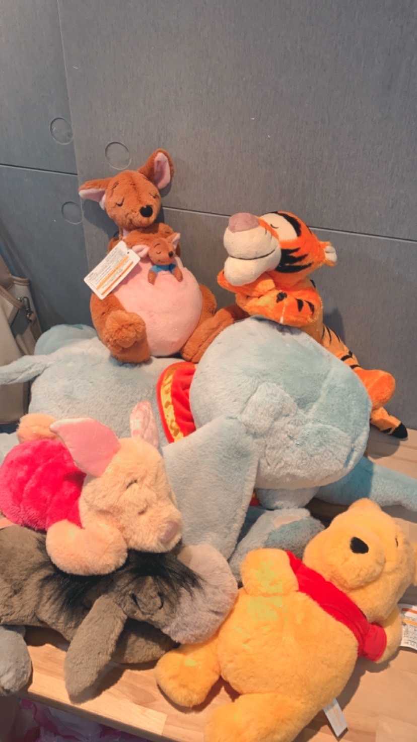 【現貨】東京迪士尼維尼好友睡覺娃娃