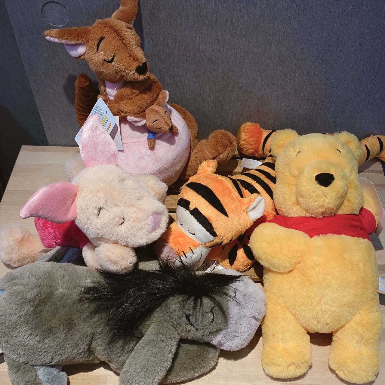 【現貨】東京迪士尼維尼好友睡覺娃娃