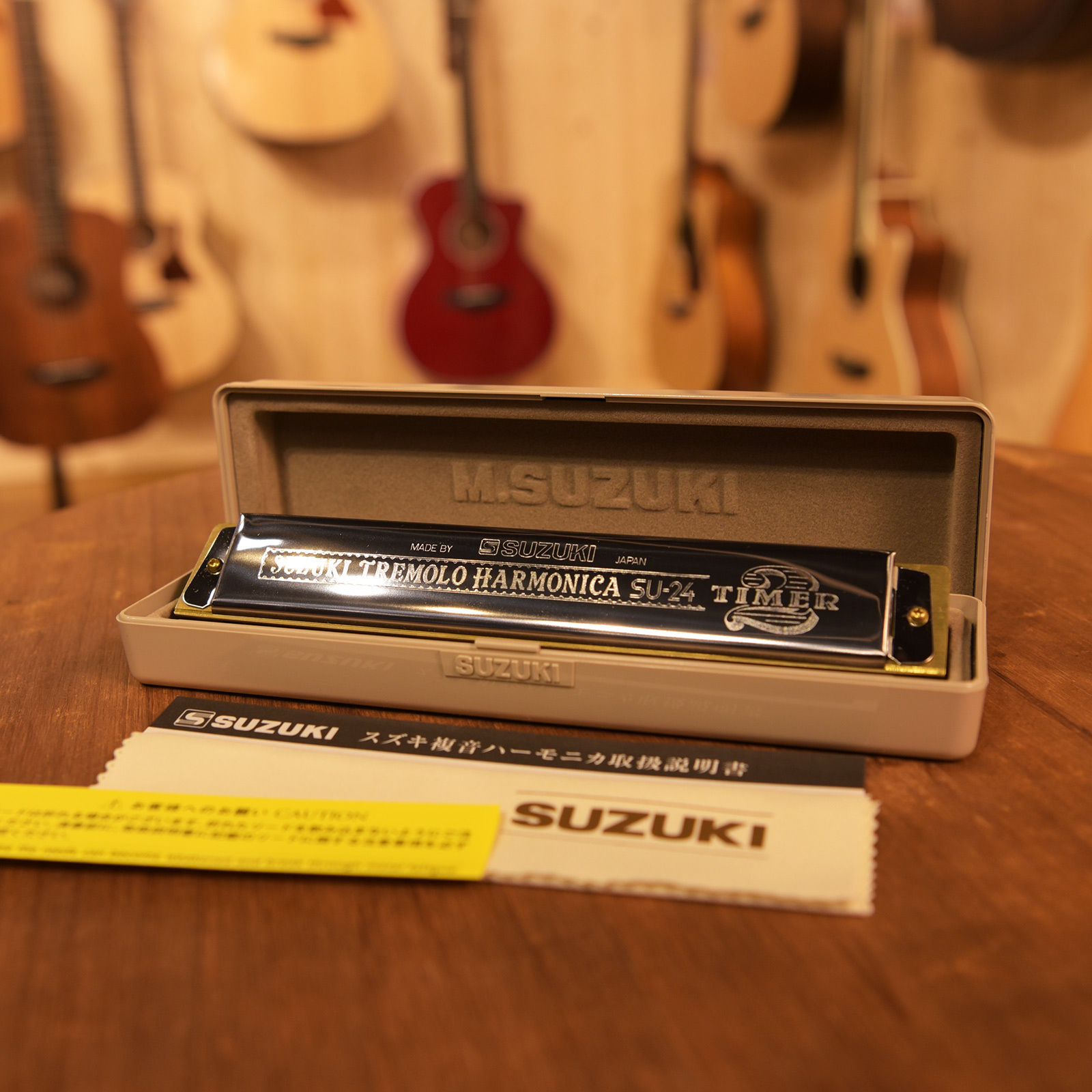 SUZUKI SU-24C 鈴木 24孔複音口琴 C調 日本製