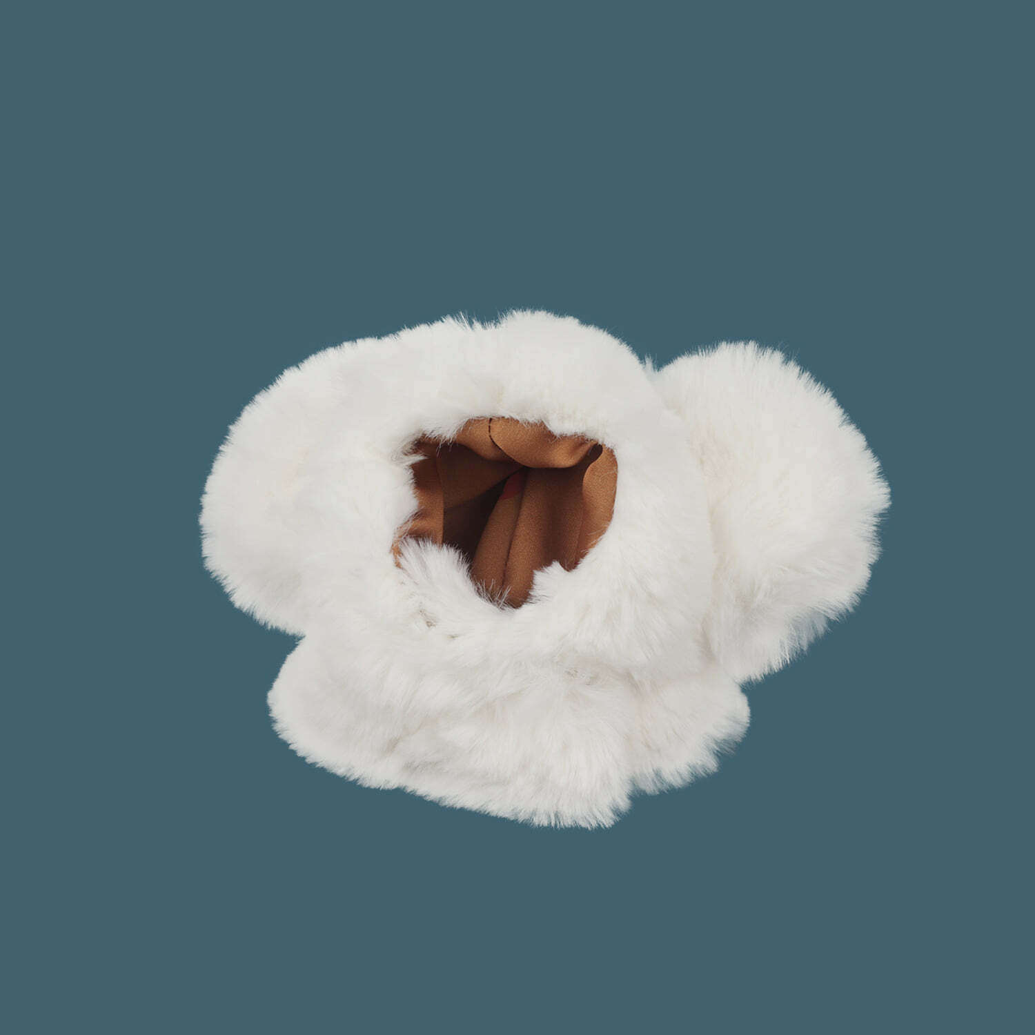 MONCHOUCHOU 毛毛多本熊造型帽（米白）