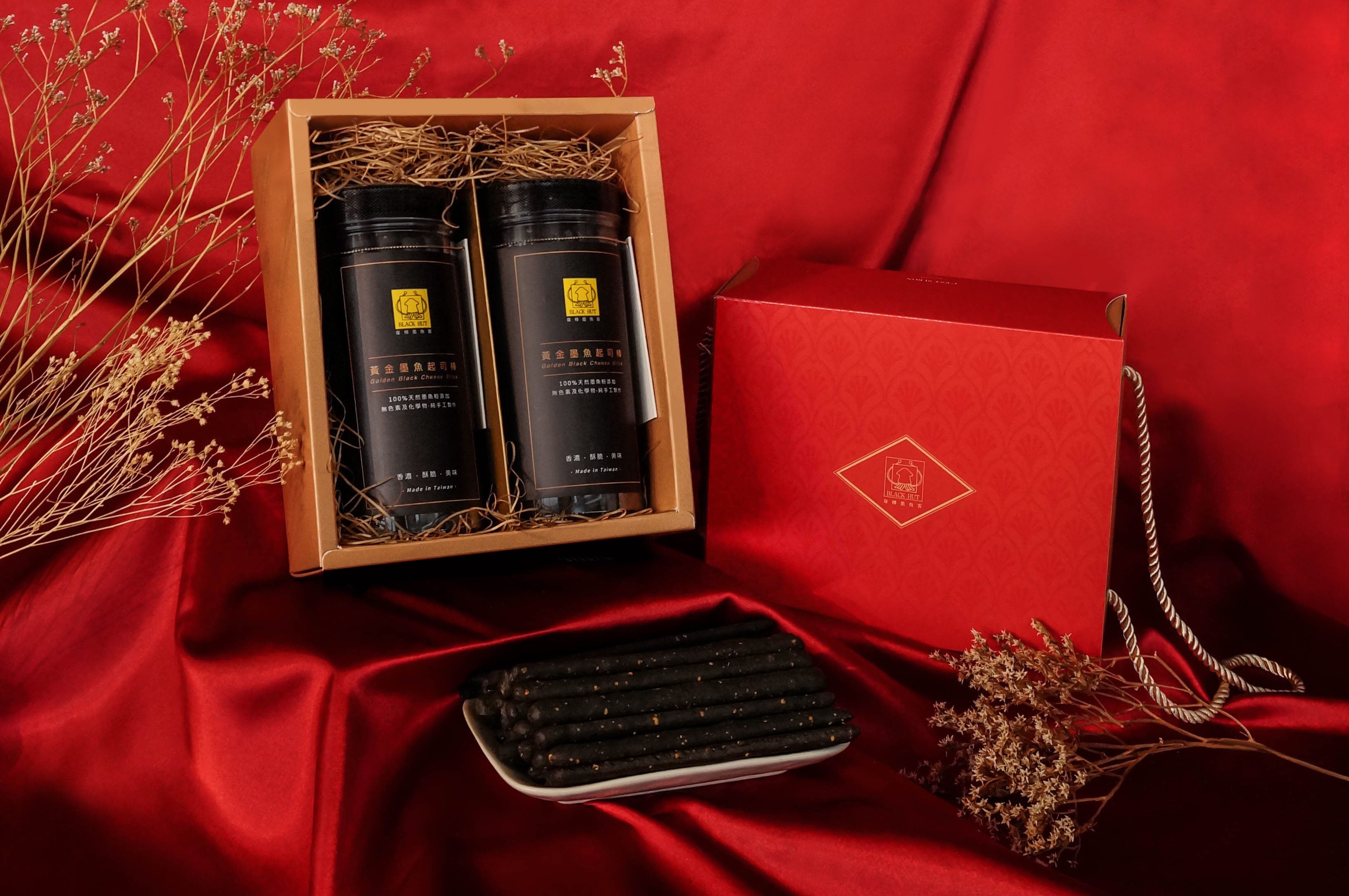 墨魚客-新春禮盒墨魚起司棒120g*2入