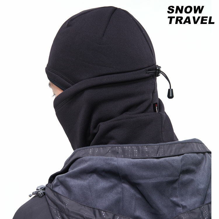 SNOW TRAVEL 雪之旅 AR-70 防風保暖三用帽 黑  男女皆可/保溫/登山健行/旅遊/冬季 43STAR70