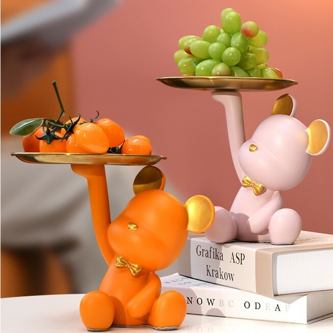 暴力熊高舉金托盤 3色