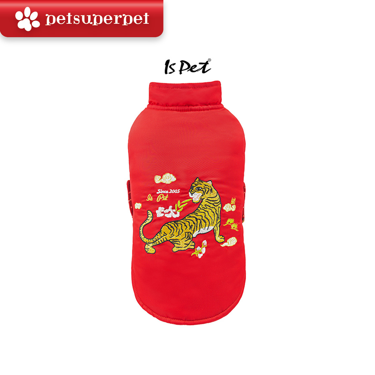 【新年2022】IsPet 老虎變龍雙面棉衣 - [7尺寸]