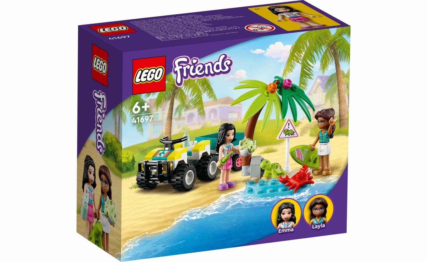 [飛米樂高積木磚賣店] LEGO 41697 Friends-海龜保護車