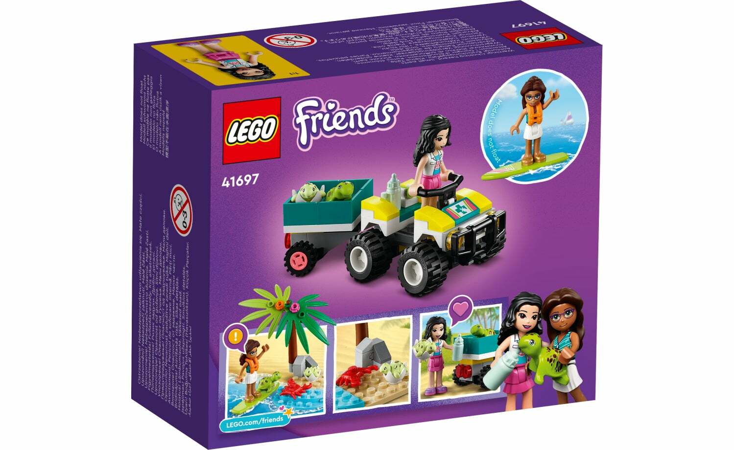 [飛米樂高積木磚賣店] LEGO 41697 Friends-海龜保護車