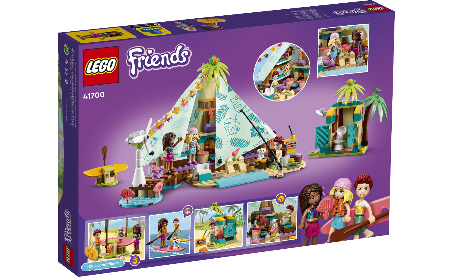 [飛米樂高積木磚賣店] LEGO 41700 Friends-海灘豪華露營