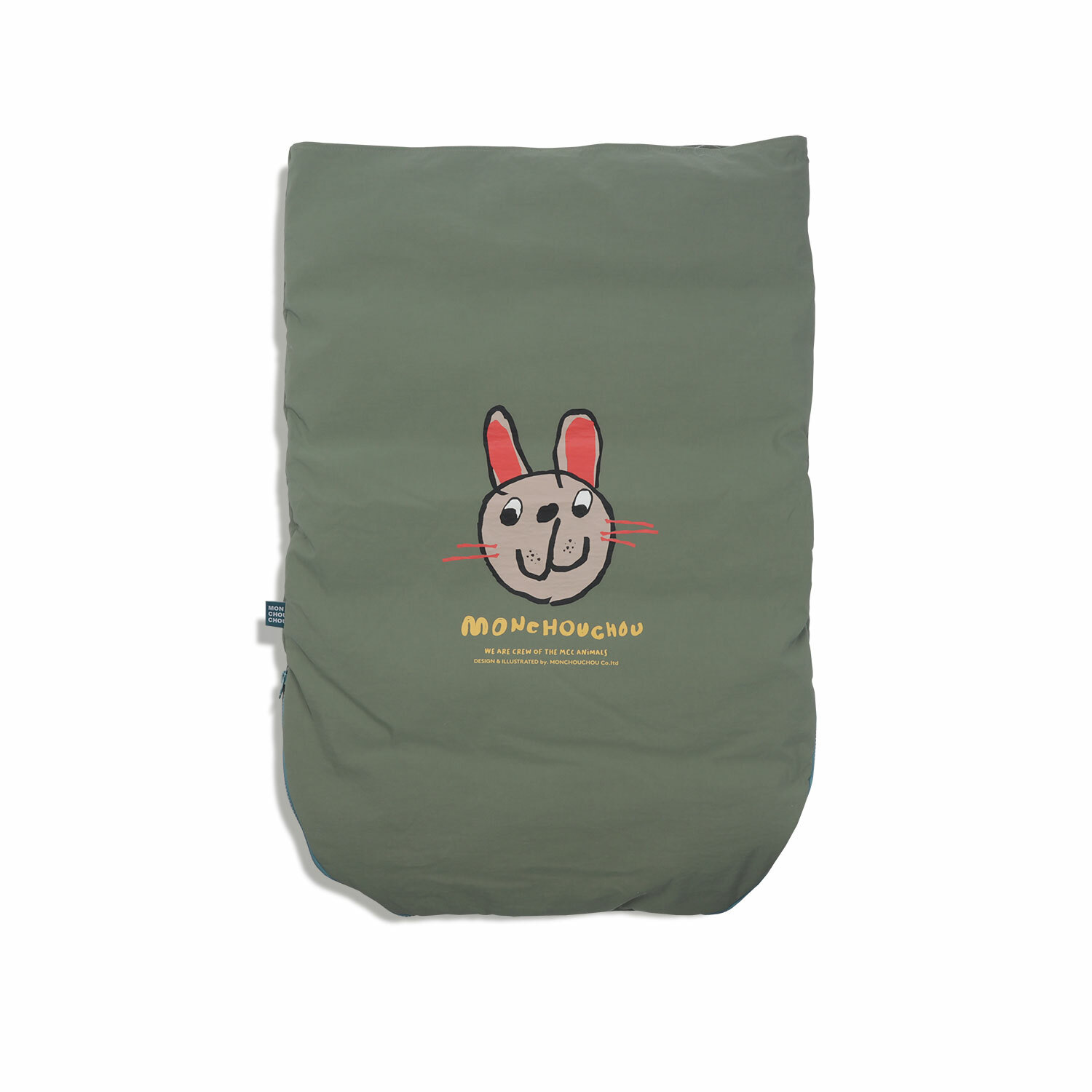 MONCHOUCHOU Ugly動物農莊睡袋（軍綠）