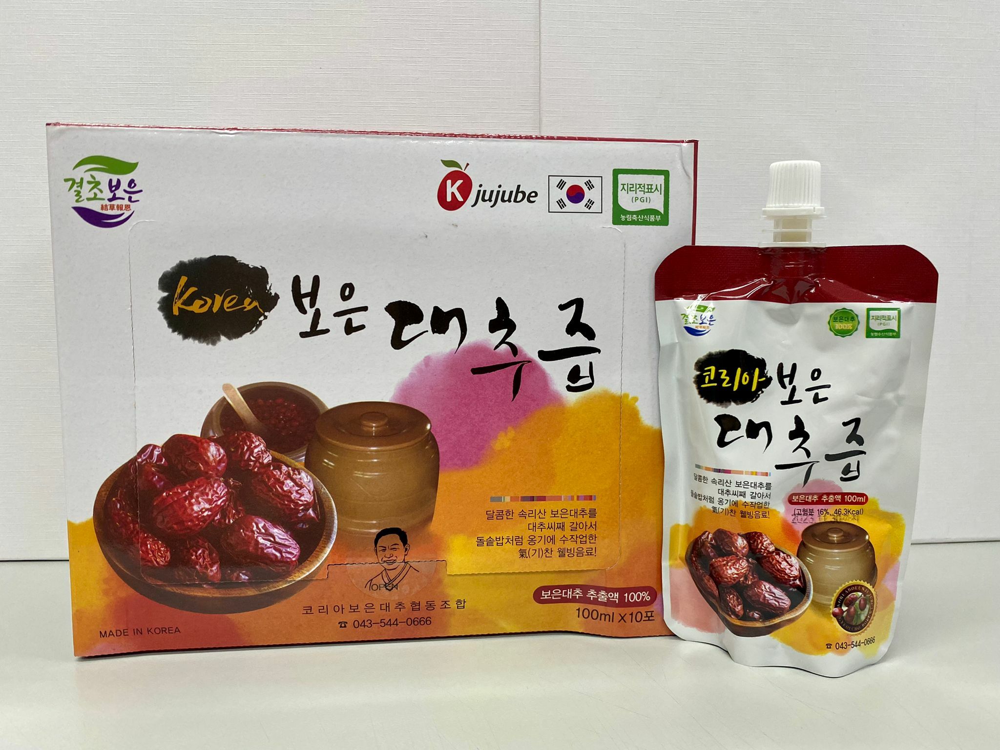 【BOEUN】韓國紅棗汁 100毫升*10件入 (新)