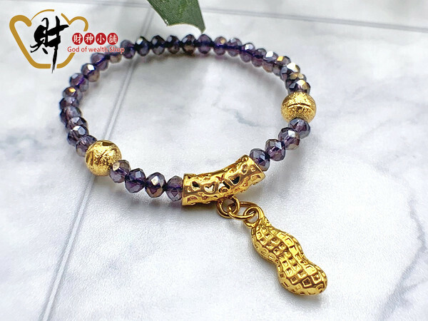 【財神小舖】平安寶寶-好事發生手鍊(紫)(含開光)-轉單 (廠商直出、不參加免運及滿額贈優惠)