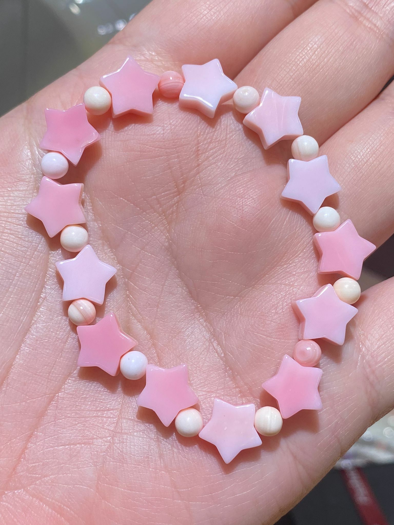 女王貝星星手串(大)