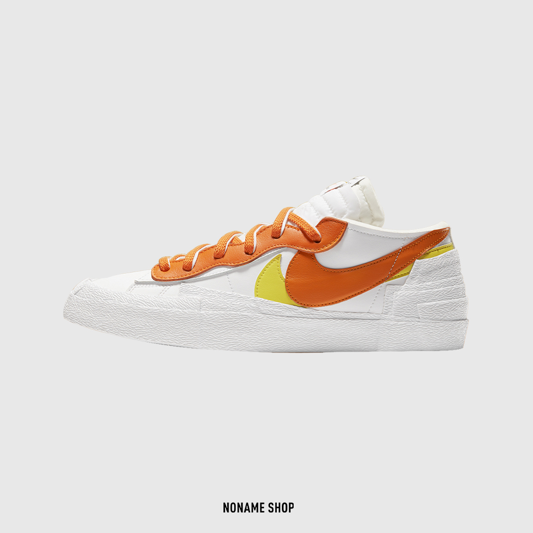 SACAI x NIKE Blazer Low "Magma Orange" 解構 休閒鞋 白橘
