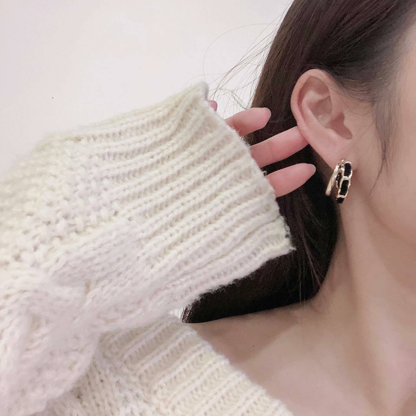 艾蜜莉在巴黎。925銀針耳環