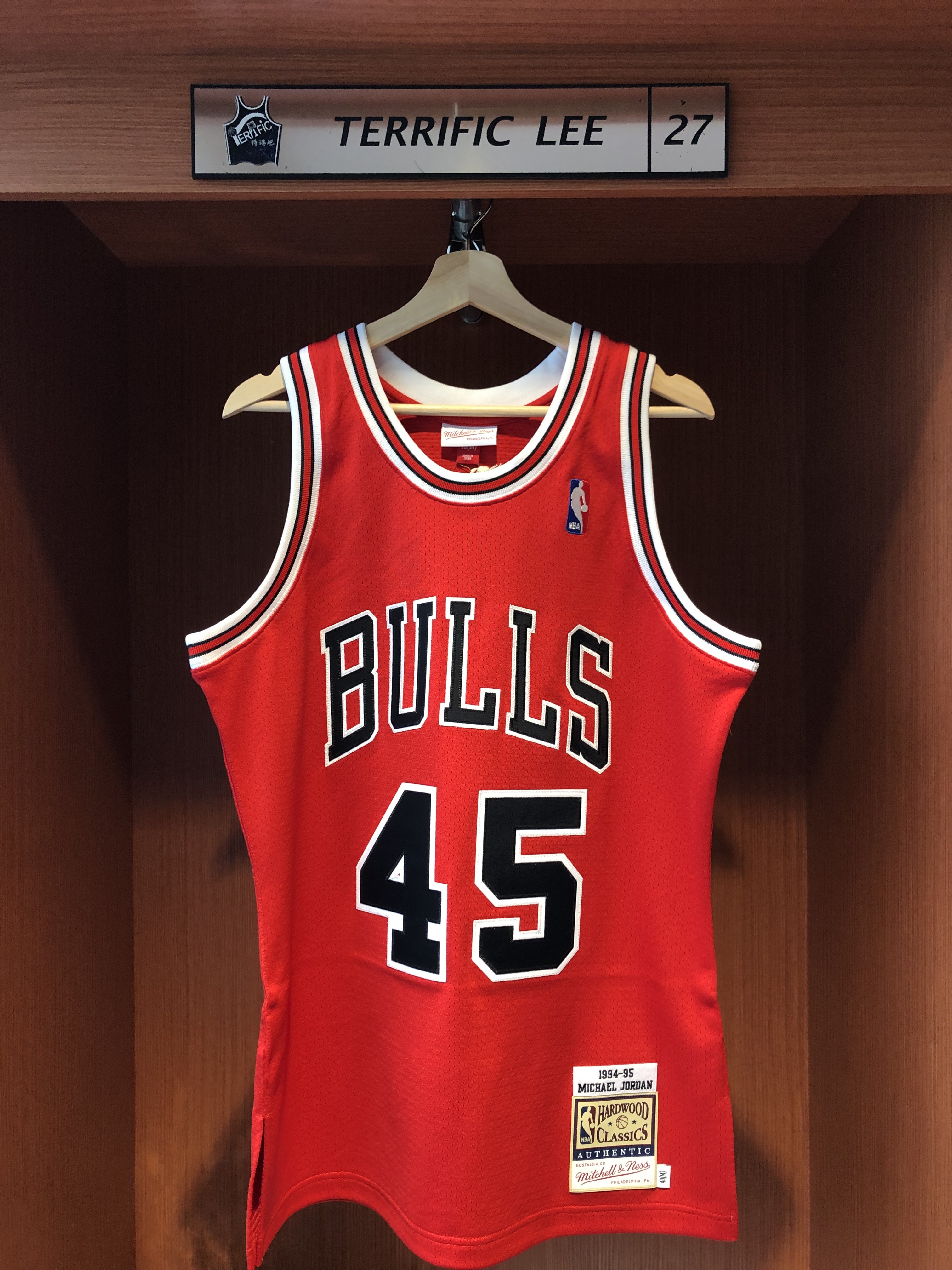 NBA球衣 Michael Jordan 芝加哥公牛 94-95紅 M&N Authentic 球員版 電繡 全新