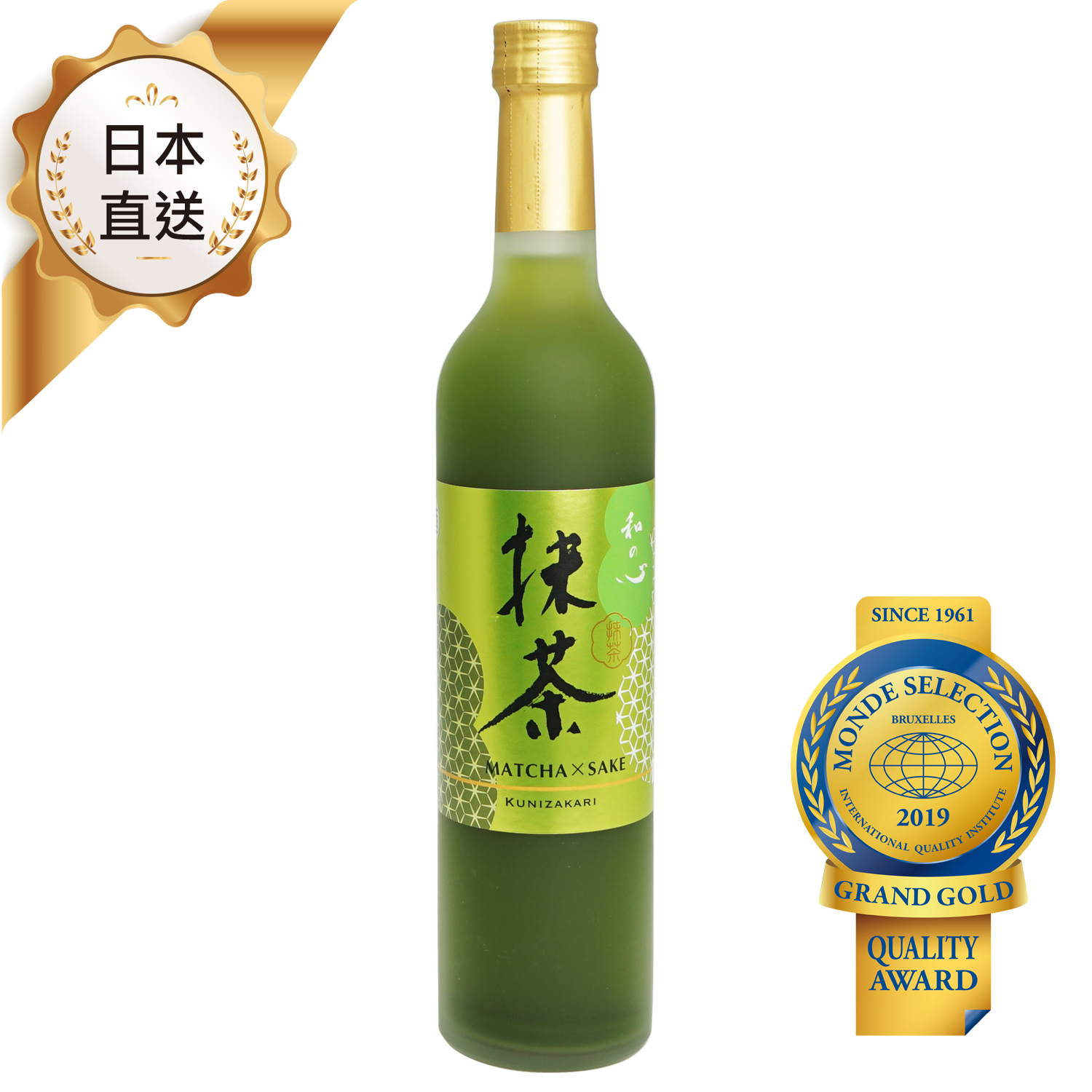 日本國盛和之心日本抹茶清酒500ml