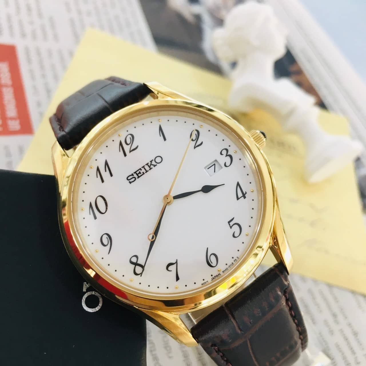 【SEIKO 精工】簡約風格經典腕錶 6N42-00K0K 39mm 現代鐘錶
