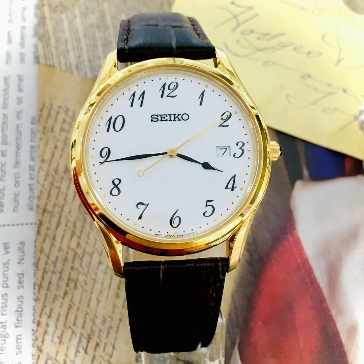 【SEIKO 精工】簡約風格經典腕錶 6N42-00K0K 39mm 現代鐘錶