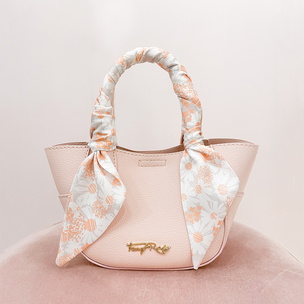 Rosy Romance Mini Bag with scarf