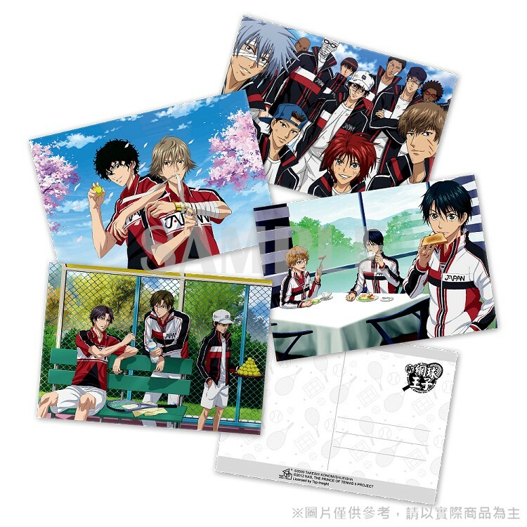 新網球王子-銀箔明信片組-A