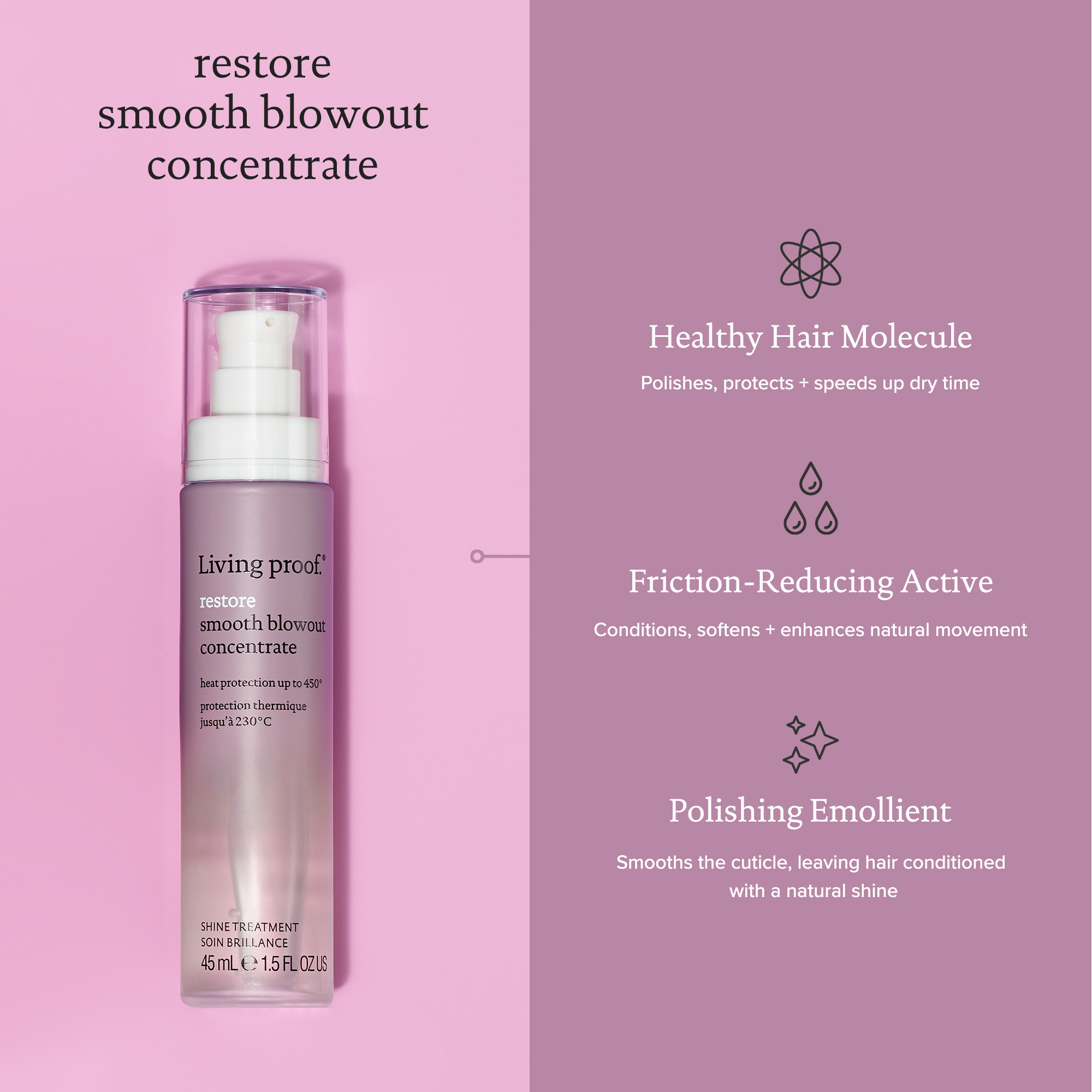 Living proof. restore Smooth Blowout Concentrate 45ml