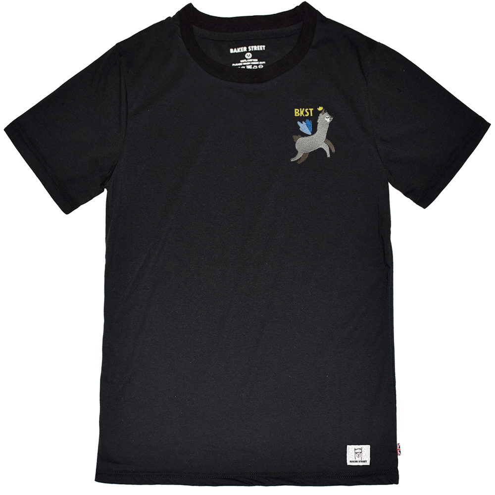 Embroidery-飛天羊  刺繡 短袖T恤