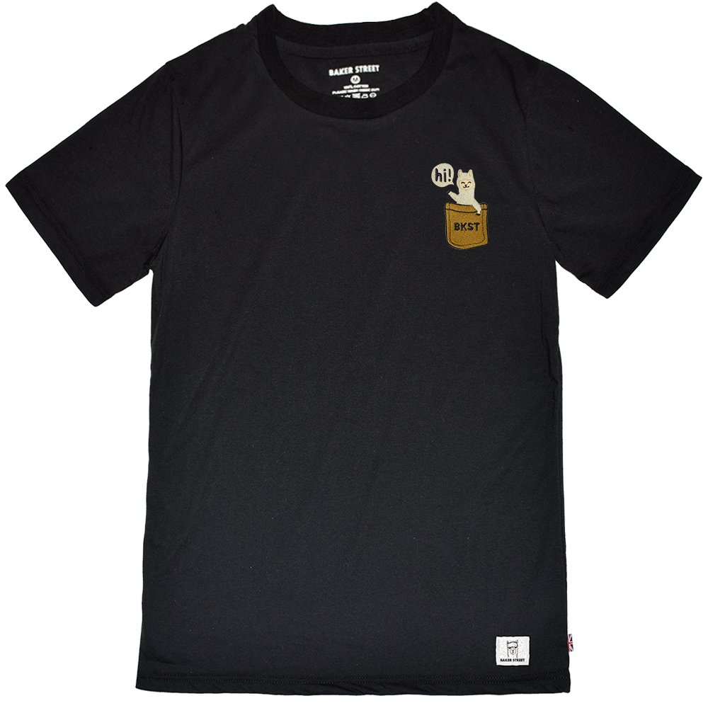 Embroidery-口袋羊 刺繡 短袖T恤