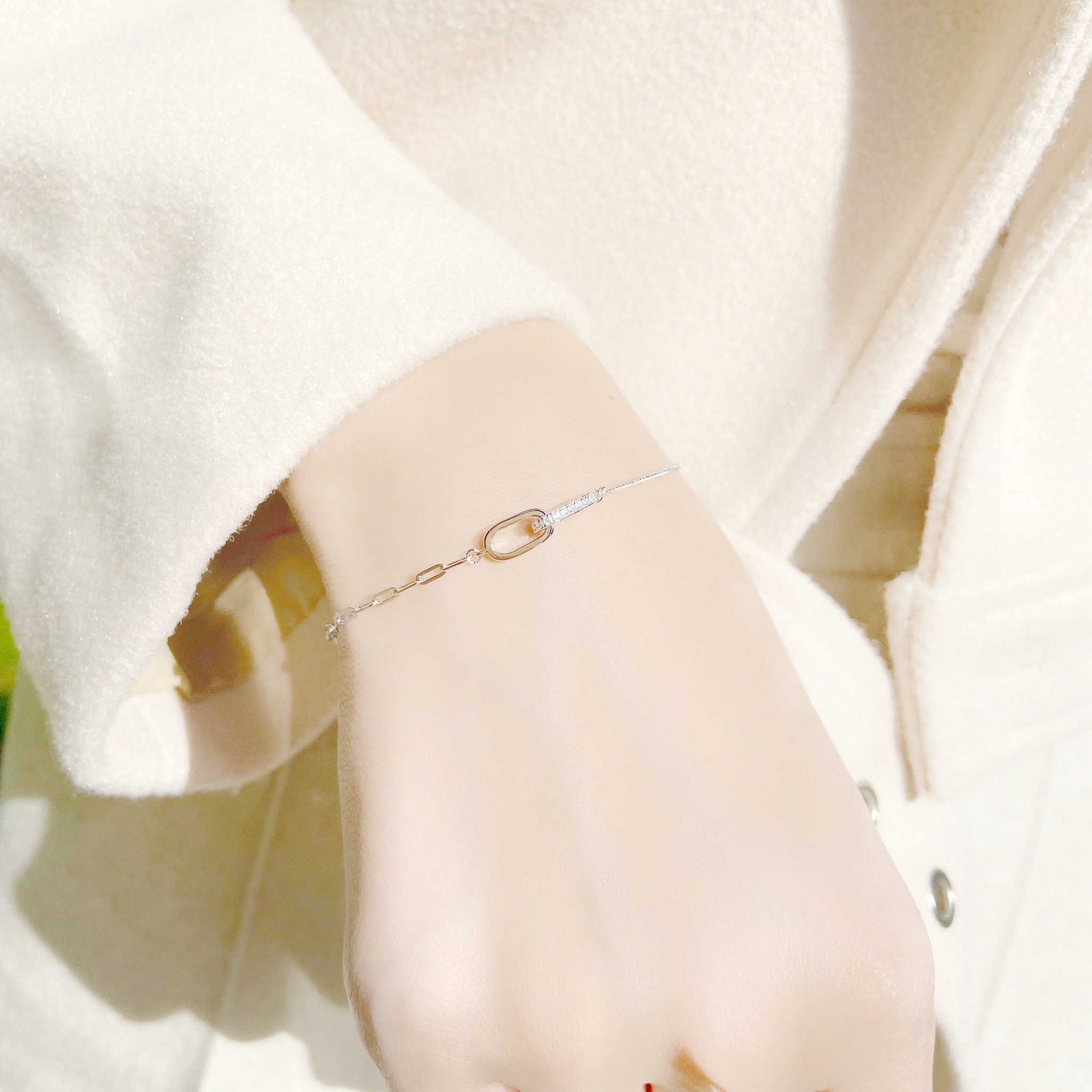 | 925銀丨心扉密語手鏈  | BR0527 |