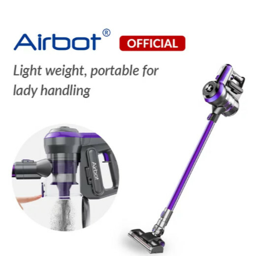 【最新版】Airbot I-ROOM 2.0 PLUS 日本無線吸塵器 手持式 超強吸力 升級版電機- 19000pa 強勁無刷馬達 靜音 輕巧 家用強力大功率除蟎吸塵機 附壁掛充電器【香港行貨】 一年保養【10/19 截單，預計 :10月尾至11月中發貨】】