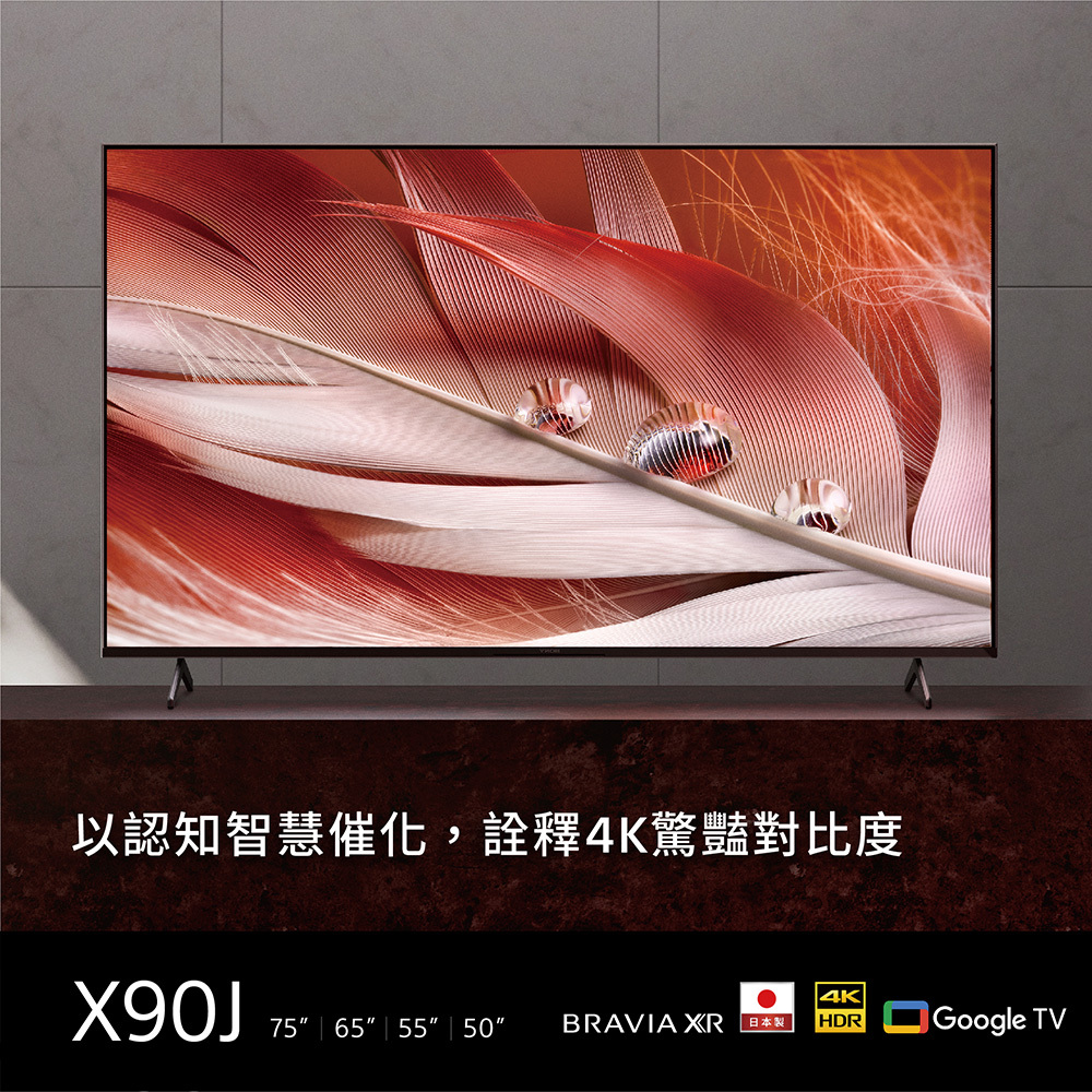 【SONY】BRAVIA 65吋 4K GoogleTV顯示器 XRM-65X90J