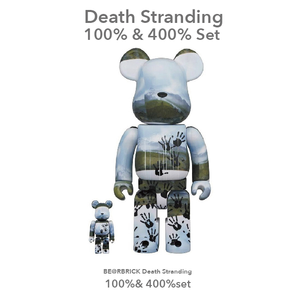 MEDICOM TOY - BE@RBRICK DEATH STRANDING 100％ &amp; 400％ Be@rbrick Death Stranding 100% and 400% Collectible Set