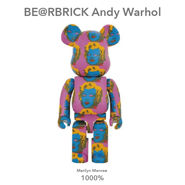 Bearbrick Andy Warhol Marilyn Monroe #2 1000% 安迪沃荷x瑪麗蓮夢露