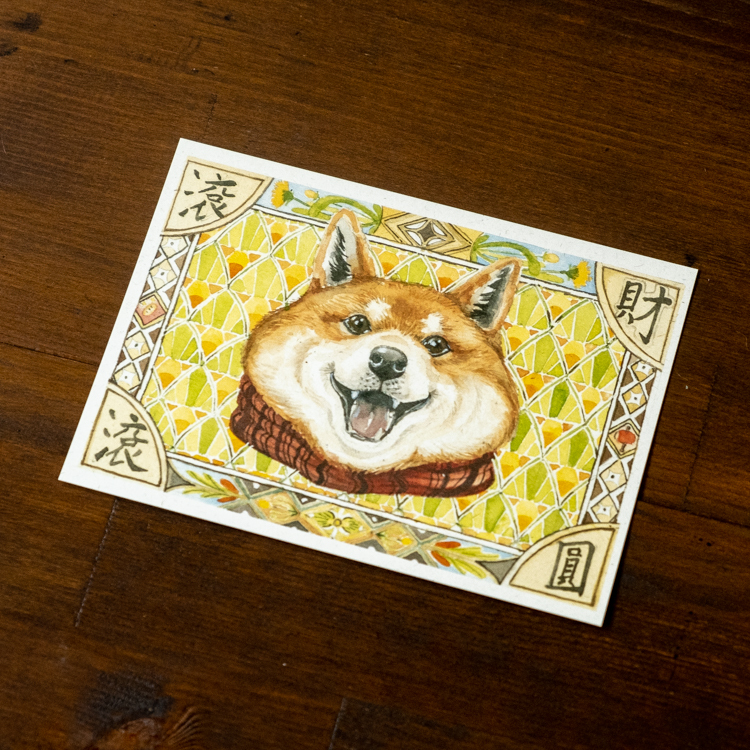 一氏夫婦 Escouple｜明信片｜財源滾滾