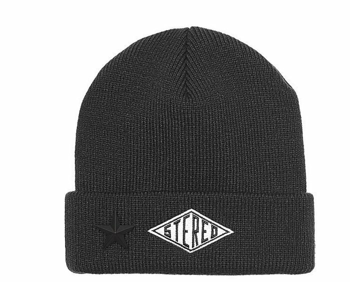 Stereo Vinyls LL DIAMOND LOGO BEANIE 黑 深灰 毛帽