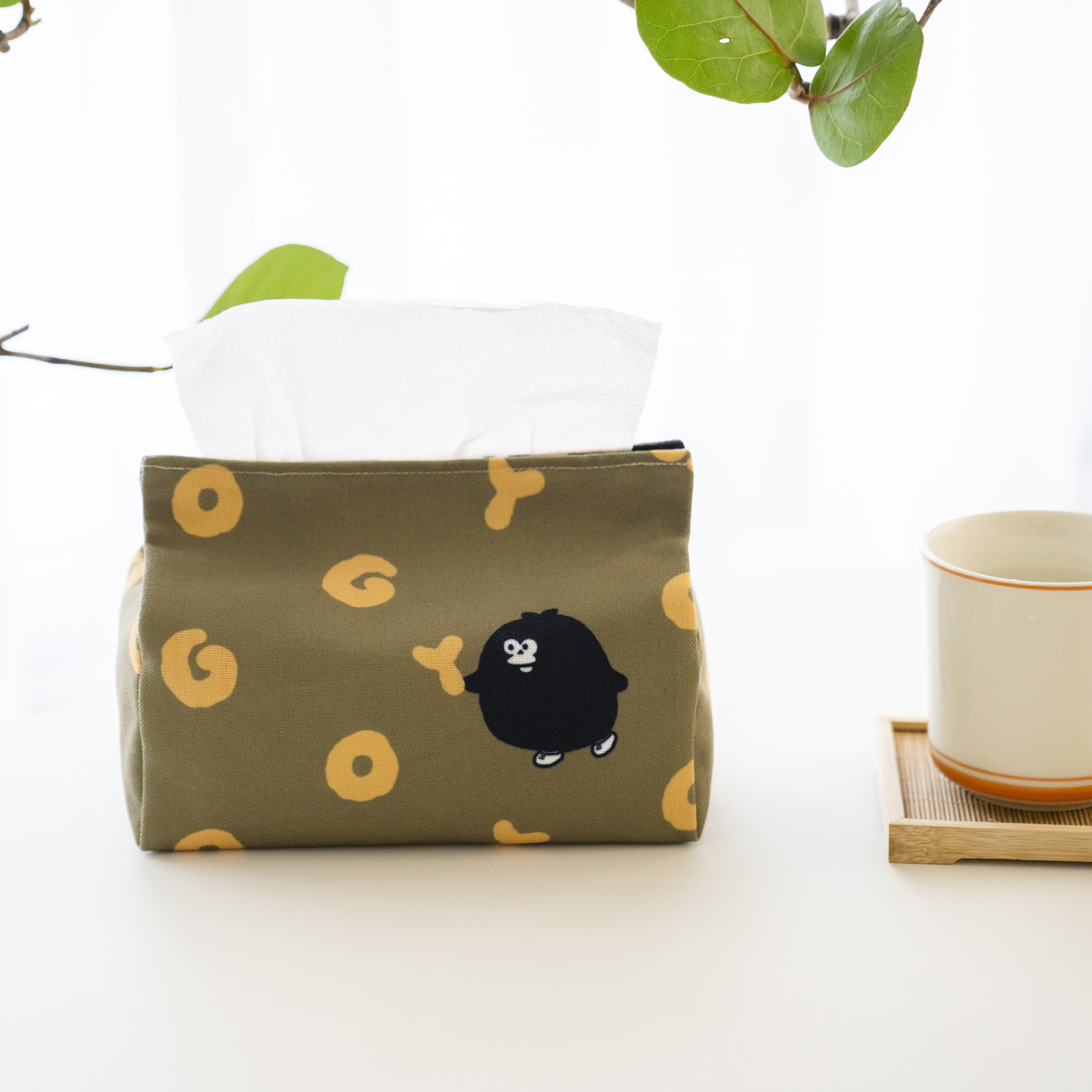 (獨家款)【奧樂雞x慢慢挑-面紙套】衛生紙B.奧樂雞抹茶印花