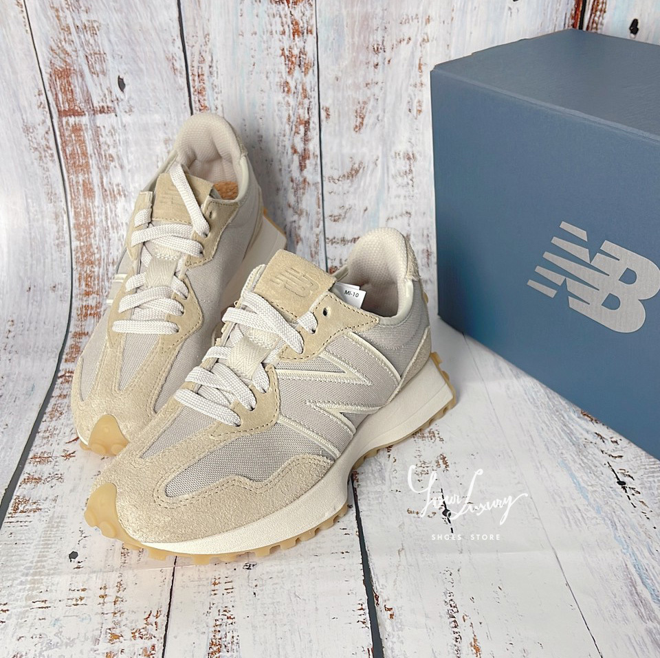 【Luxury】現貨特價 NEW BALANCE 327 5740 237 NB 麥芽 拿鐵 奶茶 環保材質 MS327UP