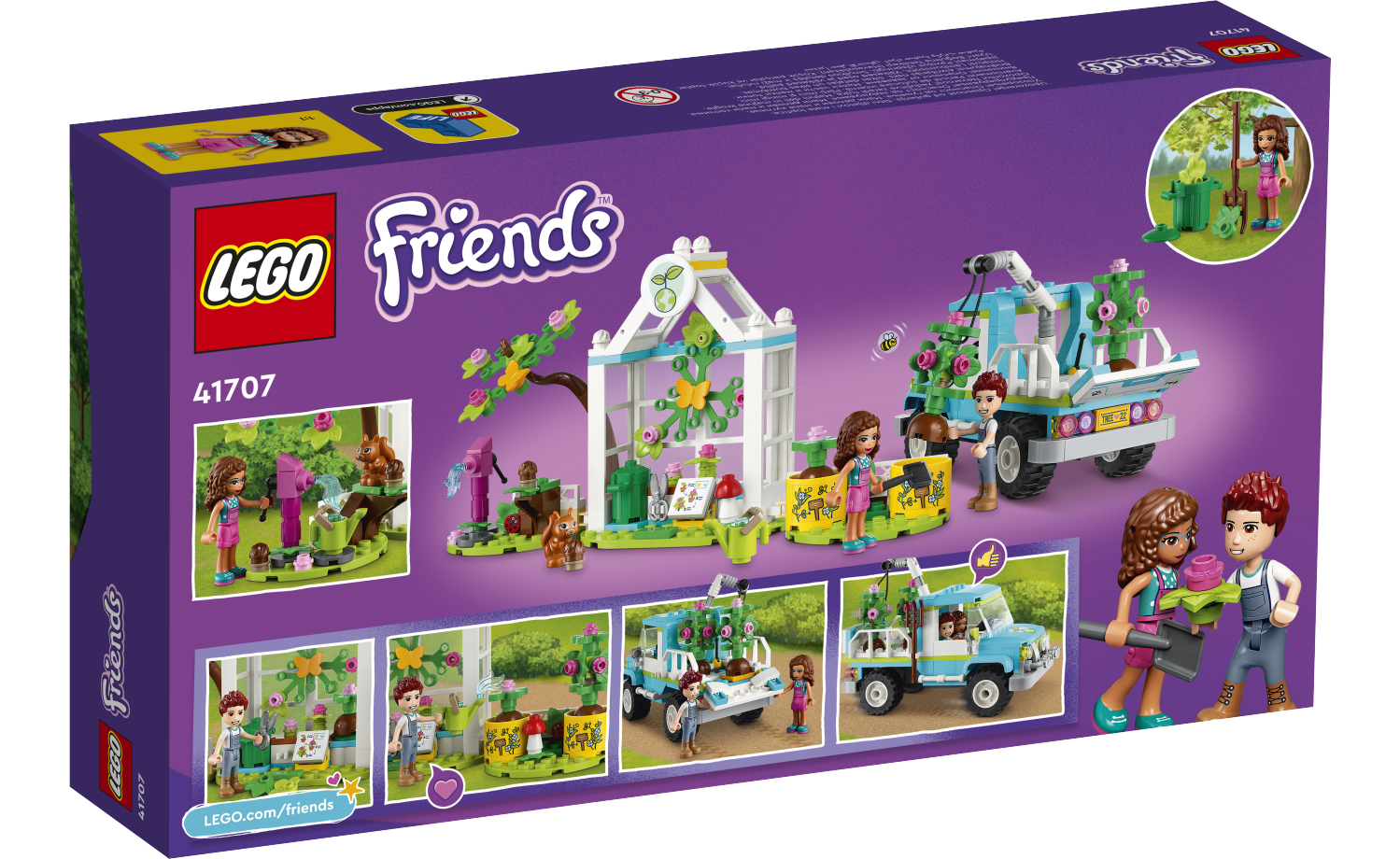 [飛米樂高積木磚賣店] LEGO 41707 Friends-樹苗小卡車