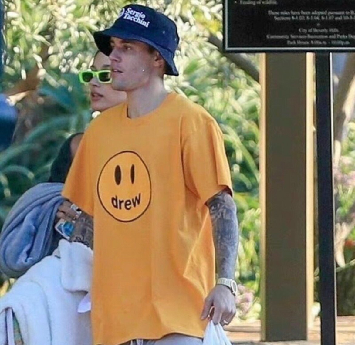 Drew House Mascot Tee "Yellow"