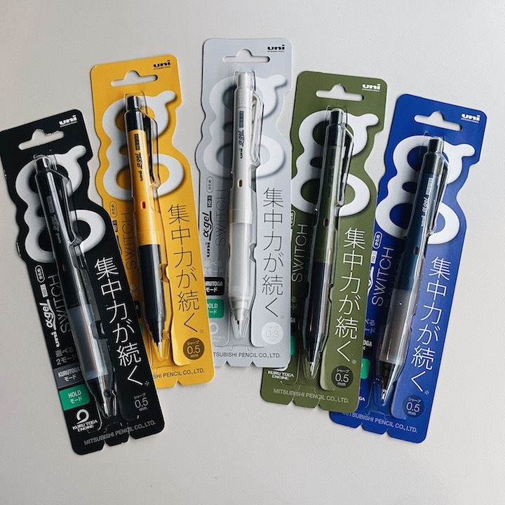 雙模式旋轉自動鉛筆KURUTOGA α-gel HD II 0.5mm/0.3mm｜日本uni