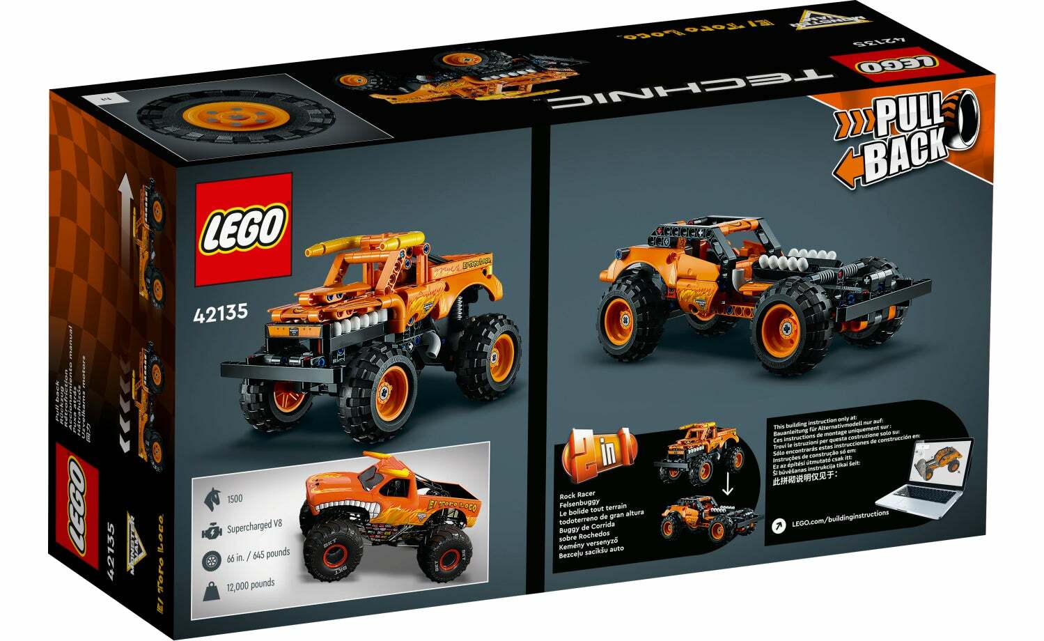 [飛米樂高積木磚賣店] LEGO 42135 Technic 怪獸卡車-El Toro Loco
