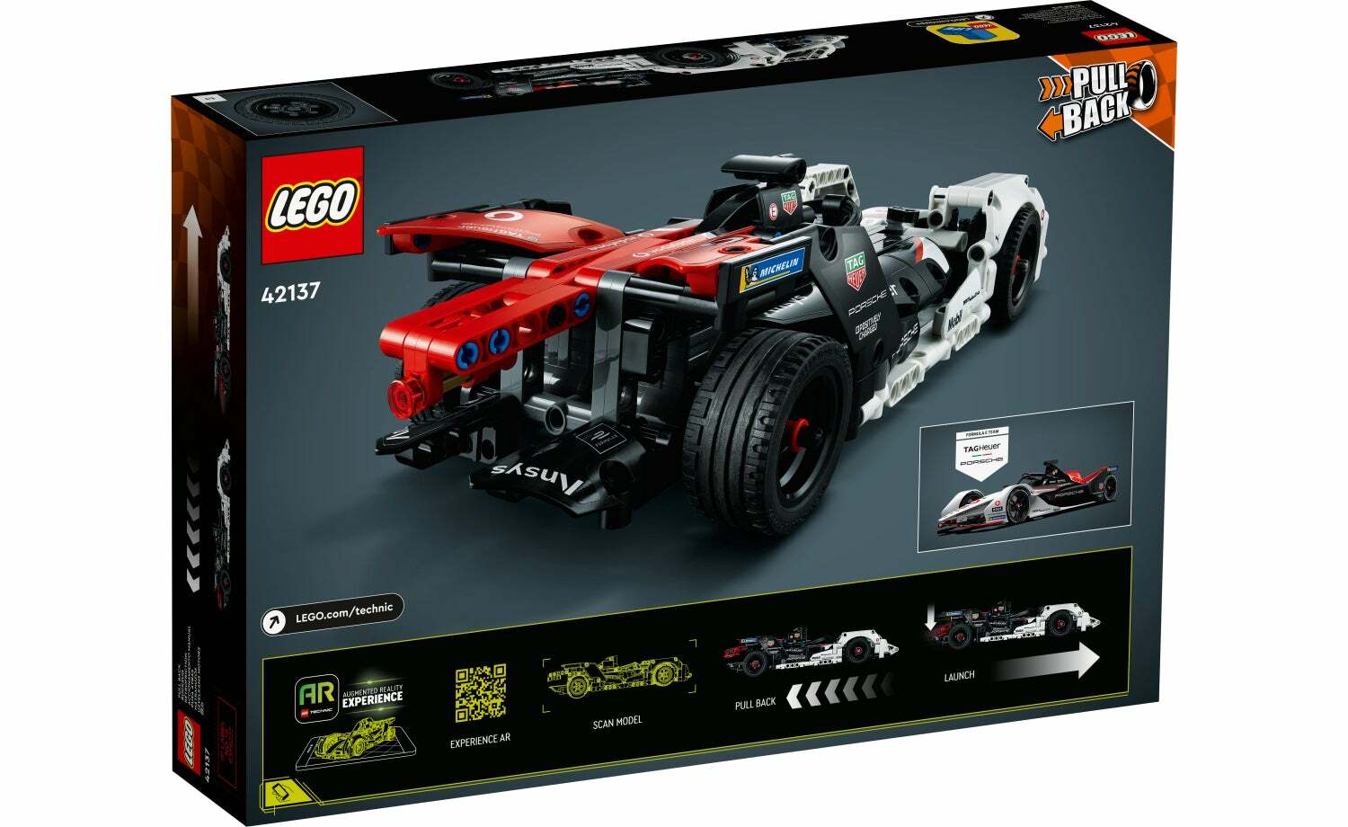 [飛米樂高積木磚賣店] LEGO 42137 Technic 保時捷99X Electric E級方程式賽車
