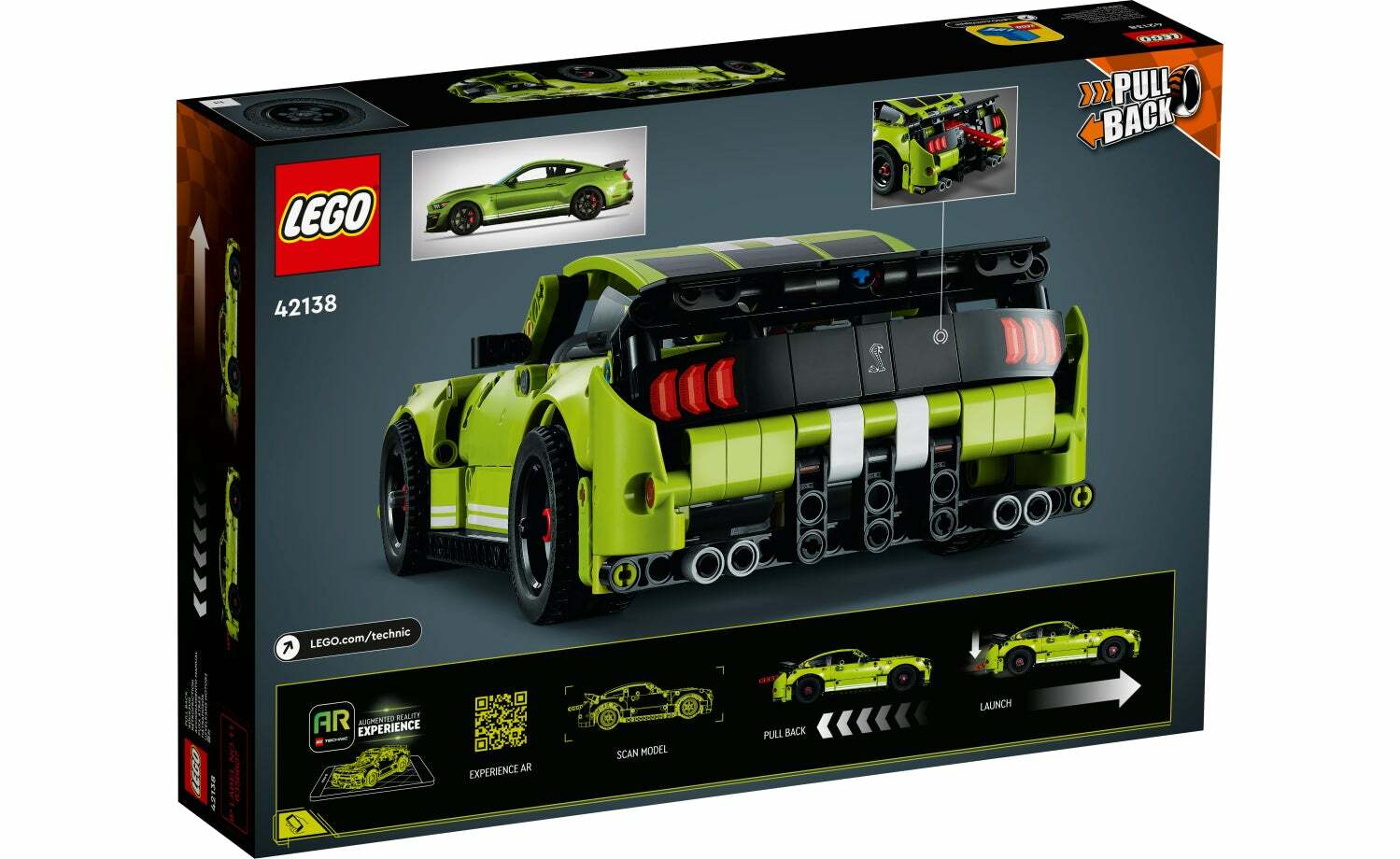 [飛米樂高積木磚賣店] LEGO 42138 Technic 福特Mustang Shelby GT500